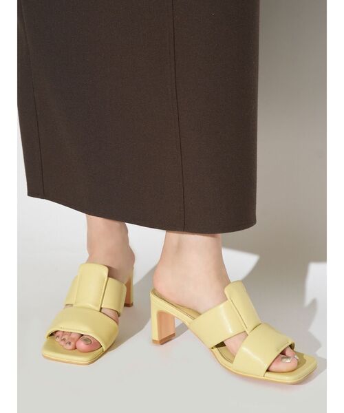 ELENDEEK(エレンディーク)の「CROSS BAND SANDAL(サンダル・レディース・ブラック/イエロー・38/37)」の8枚目の写真
