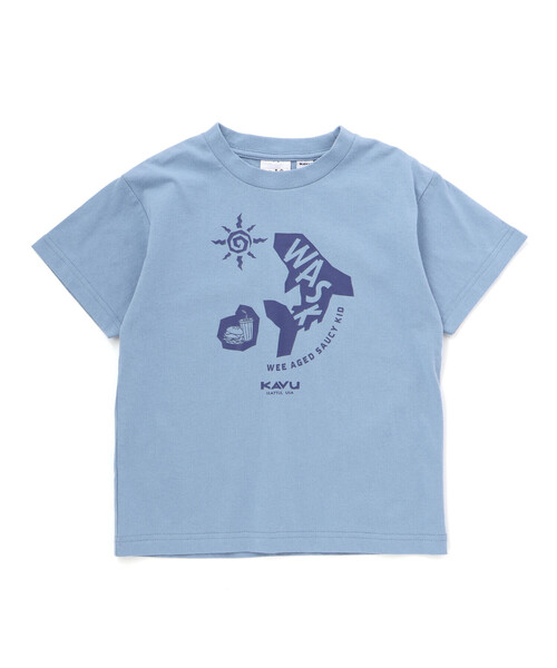 WASK(ワスク)の「【KAVU】ワスクシャークグラフィックTシャツ(Tシャツ/カットソー・キッズ・ブラック/ブルー・120cm/140cm)」の16枚目の写真