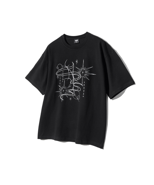 GAKKAI UNIONS（ガッカイユニオンズ）の「フラッシュカーブ 半袖Tシャツ ブラック（Tシャツ/カットソー・メンズ・その他・MEDIUM/LARGE）」の8枚目の写真