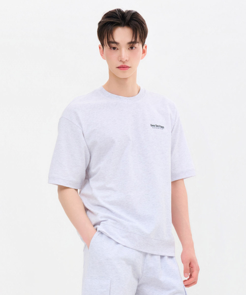 CHASECULT(チェイスカルト)の「共用クーリングコットン半袖スウェットTシャツ-FBRU5811D0E(Tシャツ/カットソー・メンズ・ライトグレー・90/100/105/110/95)」の4枚目の写真