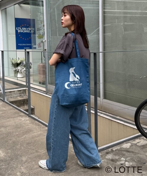 CIAOPANIC TYPY(チャオパニックティピー)の「【TYPY×LOTTE板ガム】クールミントトートバッグ(トートバッグ・レディース・グレー/ブルー/ブラック・ONE SIZE)」の20枚目の写真