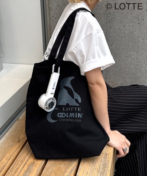 CIAOPANIC TYPY(チャオパニックティピー)の「【TYPY×LOTTE板ガム】クールミントトートバッグ(トートバッグ・レディース・グレー/ブルー/ブラック・ONE SIZE)」の17枚目の写真