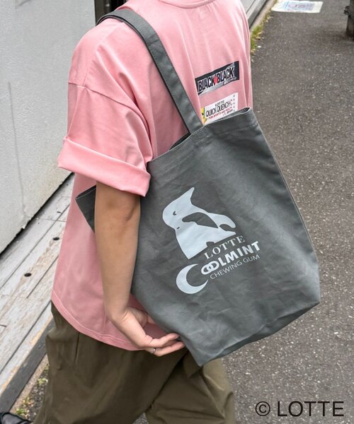 CIAOPANIC TYPY(チャオパニックティピー)の「【TYPY×LOTTE板ガム】クールミントトートバッグ(トートバッグ・レディース・グレー/ブルー/ブラック・ONE SIZE)」の11枚目の写真