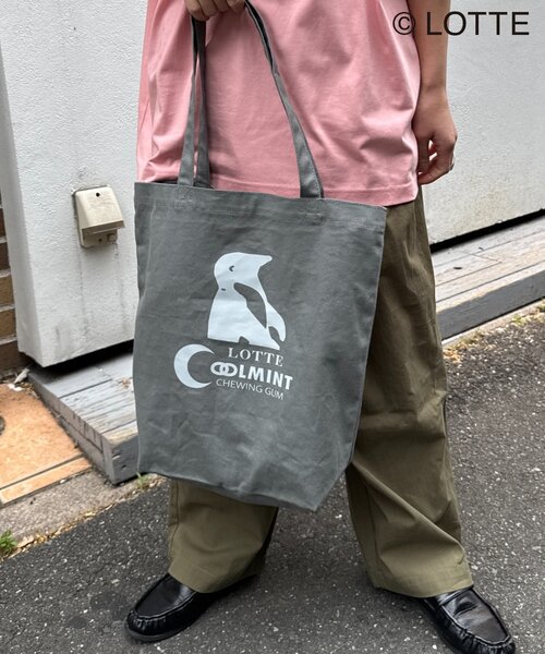 CIAOPANIC TYPY(チャオパニックティピー)の「【TYPY×LOTTE板ガム】クールミントトートバッグ(トートバッグ・レディース・グレー/ブルー/ブラック・ONE SIZE)」の10枚目の写真