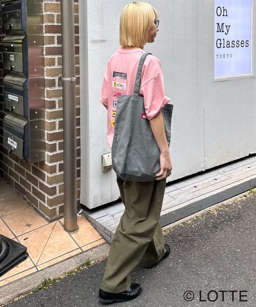 CIAOPANIC TYPY(チャオパニックティピー)の「【TYPY×LOTTE板ガム】クールミントトートバッグ(トートバッグ・レディース・グレー/ブルー/ブラック・ONE SIZE)」の8枚目の写真