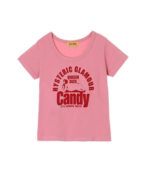 QUEEN SIZE CANDY チビTシャツ(Tシャツ/カットソー)|HYSTERIC QUEEN SIZE CANDY チビTシャツ(Tシャツ/カットソー)|HYSTERIC