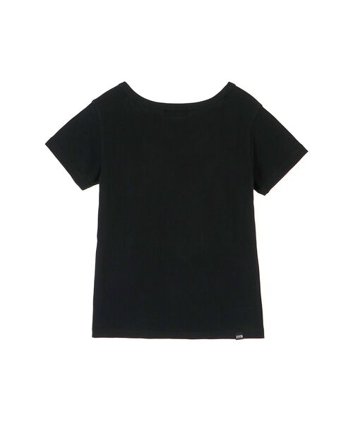 HYSTERIC GLAMOUR(ヒステリックグラマー)の「QUEEN SIZE CANDY チビTシャツ(Tシャツ/カットソー・レディース・ブラック/ピンク/ホワイト・FREE)」の6枚目の写真