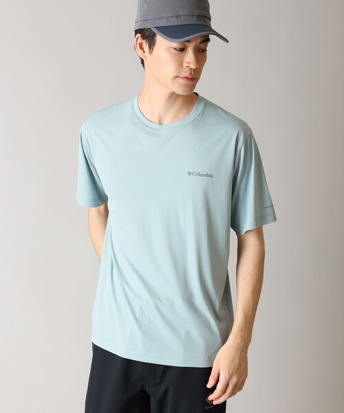 Columbia(コロンビア)の「Columbia/ マッタレンジ オムニフリーズ ショートスリーブクルー /コロンビア(Tシャツ/カットソー・メンズ・ブラック/ブルー/ホワイト・M/L/XL/S)」の1枚目の写真
