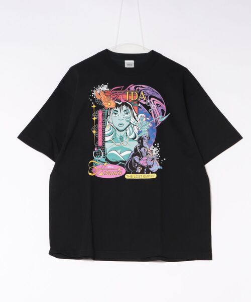 Disney(ディズニー)の「【 Disney NOSTALGICA 】 ノスタルジカ プリントTシャツ 26S5(Tシャツ/カットソー・レディース・ブラック系その他2/ブラック/ホワイト/ネイビー・LARGE)」の1枚目の写真