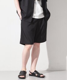THE SHOP TK  | リラックスワイドショートパンツ セットアップ可/洗濯機OK(その他パンツ)