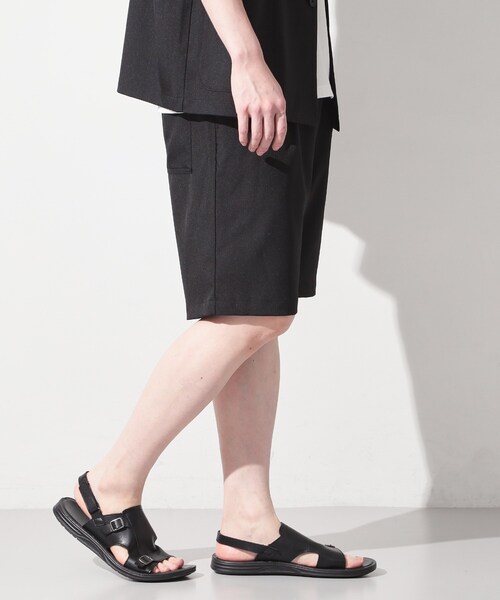 THE SHOP TK (ザ ショップ ティーケー )の「リラックスワイドショートパンツ セットアップ可/洗濯機OK(その他パンツ・メンズ・ブラック・02/03/04)」の14枚目の写真
