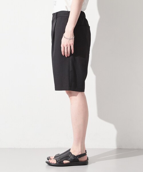 THE SHOP TK (ザ ショップ ティーケー )の「リラックスワイドショートパンツ セットアップ可/洗濯機OK(その他パンツ・メンズ・ブラック・02/03/04)」の9枚目の写真