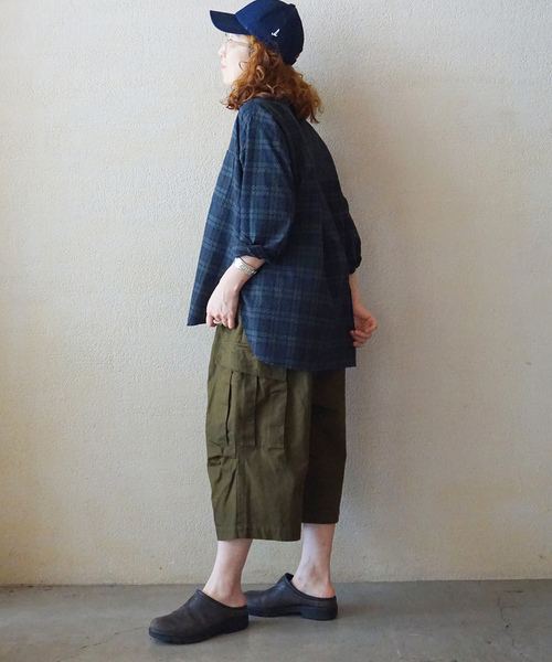 JOURNAL STANDARD LUXE(ジャーナルスタンダード ラックス)の「オックスワッシャー カーゴパンツ(カーゴパンツ・レディース・カーキ/ブラック・FREE)」の10枚目の写真