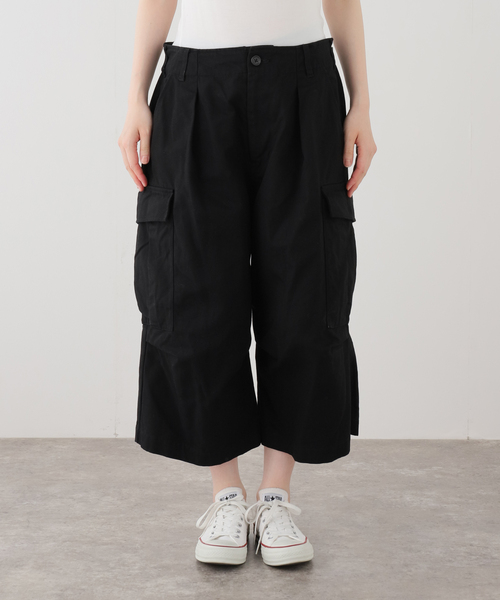 JOURNAL STANDARD LUXE(ジャーナルスタンダード ラックス)の「オックスワッシャー カーゴパンツ(カーゴパンツ・レディース・カーキ/ブラック・FREE)」の18枚目の写真