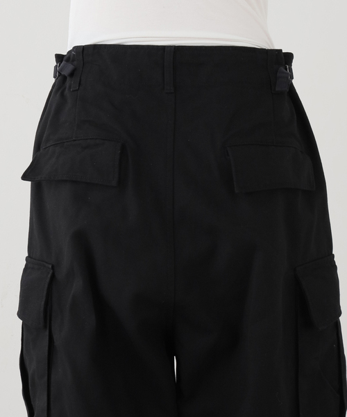 JOURNAL STANDARD LUXE(ジャーナルスタンダード ラックス)の「オックスワッシャー カーゴパンツ(カーゴパンツ・レディース・カーキ/ブラック・FREE)」の22枚目の写真
