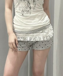 【nmtc+】Polka Dot Banding Short Pants / 【エヌエムティーシープラス】ポルカドットバンディングショートパンツ