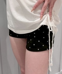 【nmtc+】Polka Dot Banding Short Pants / 【エヌエムティーシープラス】ポルカドットバンディングショートパンツ