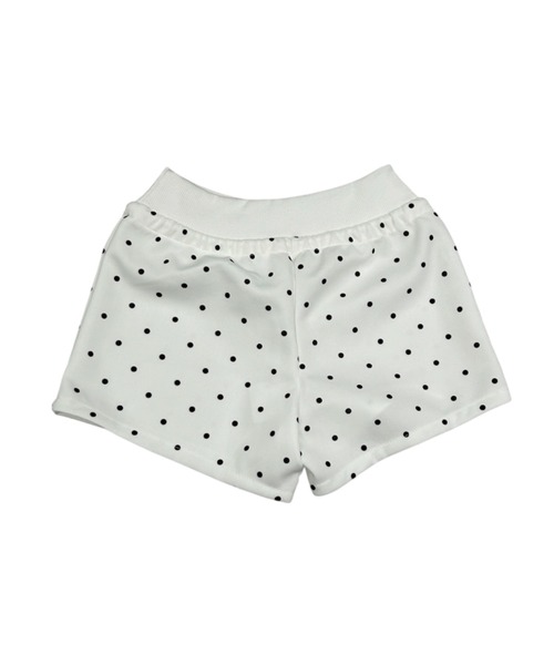 Never mind the XU / Chikashitsu+(ネバーマインド ザ エックスユー / チカシツプラス)の「【nmtc+】Polka Dot Banding Short Pants / 【エヌエムティーシープラス】ポルカドットバンディングショートパンツ(その他パンツ・レディース・ホワイト/グレー/ブラック・ONE SIZE)」の9枚目の写真