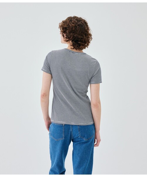 PETIT BATEAU(プチバトー)の「PBプリントクルーネック半袖Tシャツ(Tシャツ/カットソー・レディース・ブルー系その他・X-SMALL/MEDIUM/SMALL)」の10枚目の写真