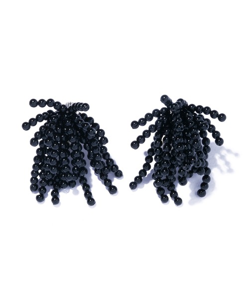 IRIS47(イリスフォーセブン)の「【IRIS 47】gordian earring onyx/ゴーディアン イヤリング オニキス(イヤリング・レディース・ブラック・FREE)」の3枚目の写真