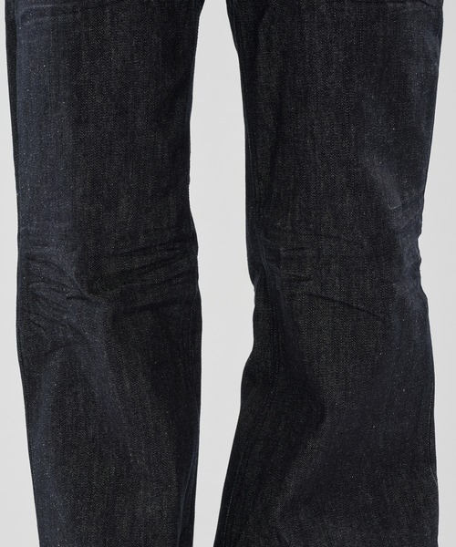 WISH FOR EVER(ウィッシュフォーエバー)の「ASSORT SEMIFLARE LINES DENIM PANTS/アソートセミフレアラインデニムパンツ(デニムパンツ・メンズ・インディゴブルー/ブラック・SMALL/MEDIUM/LARGE)」の8枚目の写真