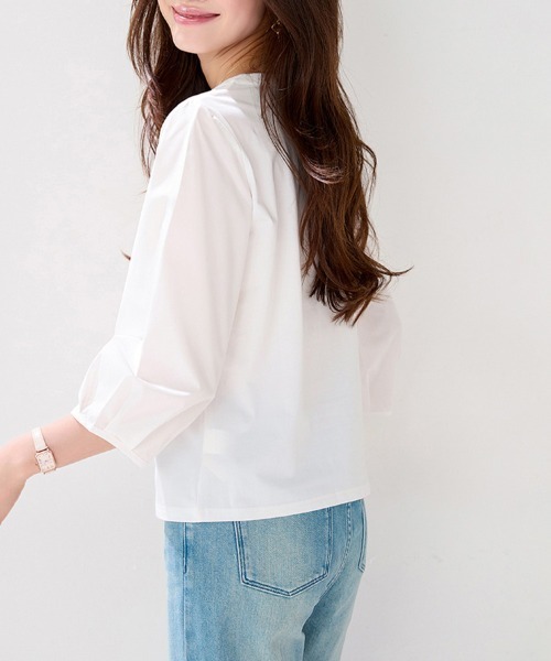 ONEP STAR（ワンピスター）の「アートロゴプリント七分袖Tシャツ（Tシャツ/カットソー・レディース・ホワイト・X-LARGE/LARGE/MEDIUM）」の8枚目の写真