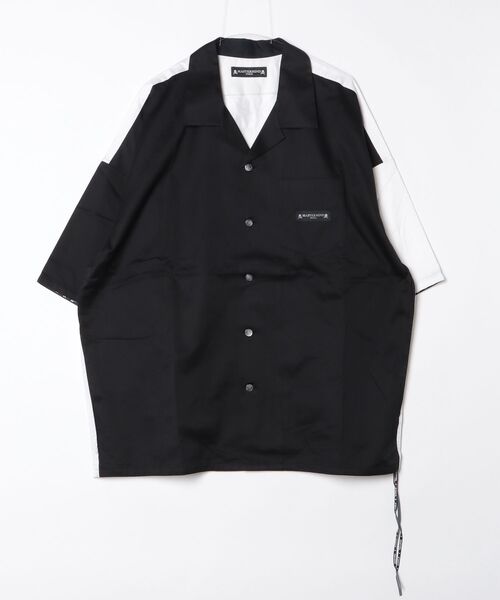 mastermind JAPAN（マスターマインド）の「COLOR BLOCK SS SHIRT（シャツ/ブラウス・メンズ・ブラック系その他/ホワイト系その他・XL）」の2枚目の写真