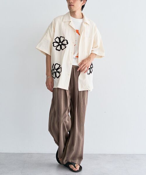 CRAFT STANDARD BOUTIQUE(クラフトスタンダードブティック)の「フラワープリントグラフィックTシャツ(Tシャツ/カットソー・メンズ・B/A/C/D・L/M)」の11枚目の写真