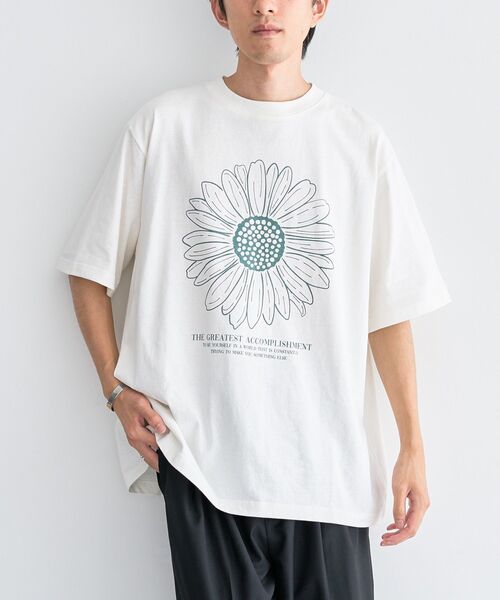 CRAFT STANDARD BOUTIQUE(クラフトスタンダードブティック)の「フラワープリントグラフィックTシャツ(Tシャツ/カットソー・メンズ・B/A/C/D・L/M)」の12枚目の写真