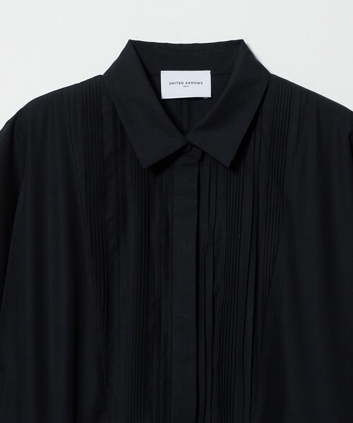 UNITED ARROWS(ユナイテッドアローズ)の「タック シャツ ワンピース(ワンピース・レディース・ブラック/その他1/ベージュ・36/38)」の17枚目の写真