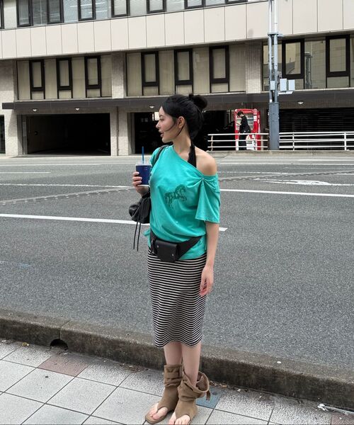 GIMOR(ギマー)の「2Way Cut Out Tee Mint(Tシャツ/カットソー・レディース・その他・SMALL)」の10枚目の写真