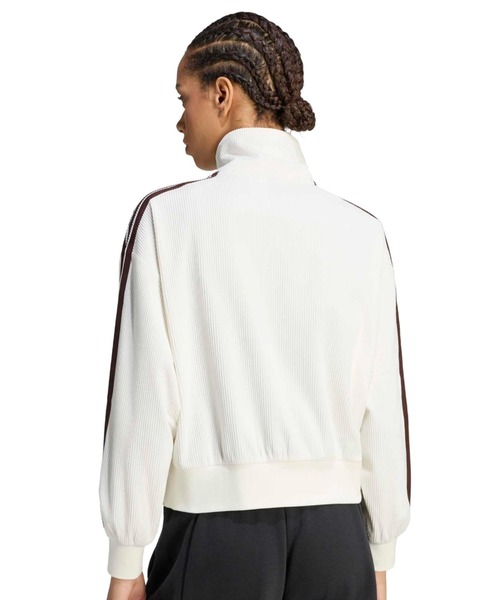 adidas（アディダス）の「【別注】アディダス adidas W LUXA コーデュロイ トラックトップ AP 限定コラボ（ジャージ・レディース・オフホワイト/ブラウン・L/M/S/XL）」の8枚目の写真