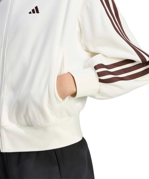 adidas（アディダス）の「【別注】アディダス adidas W LUXA コーデュロイ トラックトップ AP 限定コラボ（ジャージ・レディース・オフホワイト/ブラウン・L/M/S/XL）」の11枚目の写真
