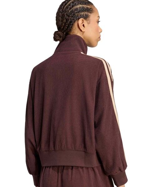 adidas（アディダス）の「【別注】アディダス adidas W LUXA コーデュロイ トラックトップ AP 限定コラボ（ジャージ・レディース・オフホワイト/ブラウン・L/M/S/XL）」の3枚目の写真