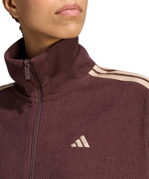 adidas（アディダス）の「【別注】アディダス adidas W LUXA コーデュロイ トラックトップ AP 限定コラボ（ジャージ・レディース・オフホワイト/ブラウン・L/M/S/XL）」の5枚目の写真