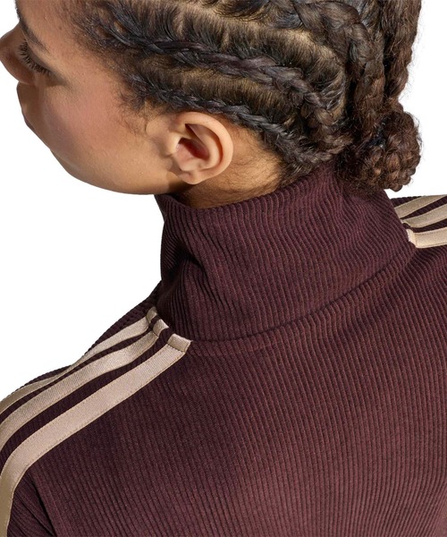 adidas（アディダス）の「【別注】アディダス adidas W LUXA コーデュロイ トラックトップ AP 限定コラボ（ジャージ・レディース・オフホワイト/ブラウン・L/M/S/XL）」の6枚目の写真