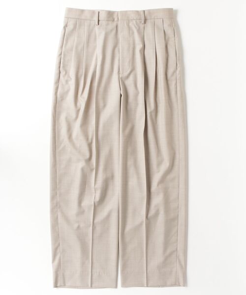 YLEVE(イレーヴ)の「YLEVE / SUPER120'S CHAMBRAY WOOL 3TACK TROUSERS(その他パンツ・メンズ・ブラウン/グレー/ベージュ/ブラック・4/3)」の4枚目の写真