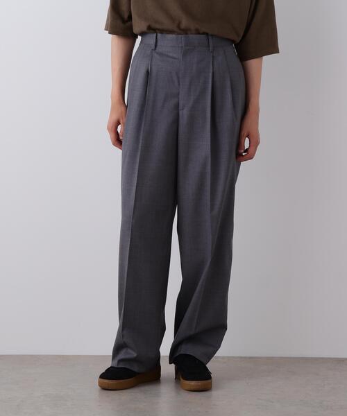 YLEVE(イレーヴ)の「YLEVE / SUPER120'S CHAMBRAY WOOL 3TACK TROUSERS(その他パンツ・メンズ・ブラウン/グレー/ベージュ/ブラック・4/3)」の6枚目の写真
