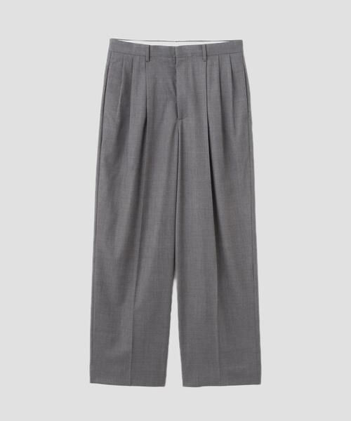 YLEVE(イレーヴ)の「YLEVE / SUPER120'S CHAMBRAY WOOL 3TACK TROUSERS(その他パンツ・メンズ・ブラウン/グレー/ベージュ/ブラック・4/3)」の7枚目の写真