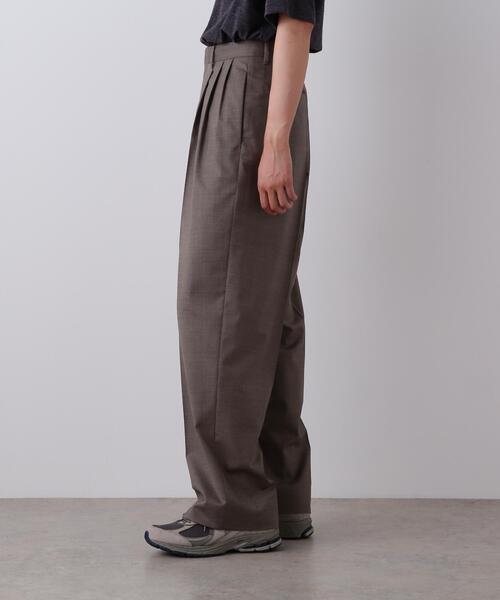 YLEVE(イレーヴ)の「YLEVE / SUPER120'S CHAMBRAY WOOL 3TACK TROUSERS(その他パンツ・メンズ・ブラウン/グレー/ベージュ/ブラック・4/3)」の16枚目の写真