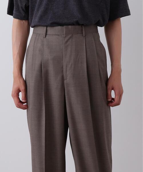 YLEVE(イレーヴ)の「YLEVE / SUPER120'S CHAMBRAY WOOL 3TACK TROUSERS(その他パンツ・メンズ・ブラウン/グレー/ベージュ/ブラック・4/3)」の18枚目の写真