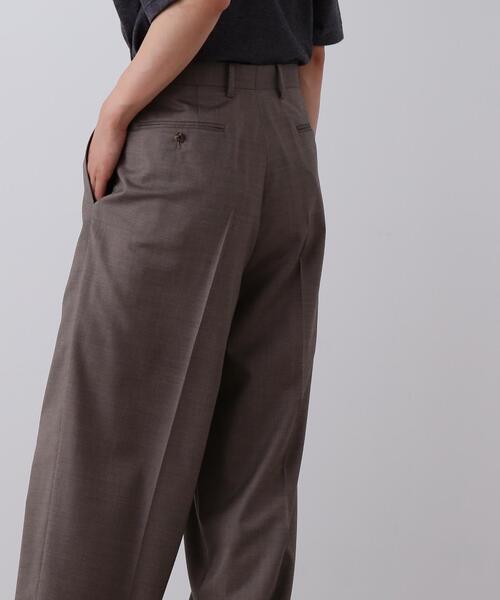 YLEVE(イレーヴ)の「YLEVE / SUPER120'S CHAMBRAY WOOL 3TACK TROUSERS(その他パンツ・メンズ・ブラウン/グレー/ベージュ/ブラック・4/3)」の19枚目の写真