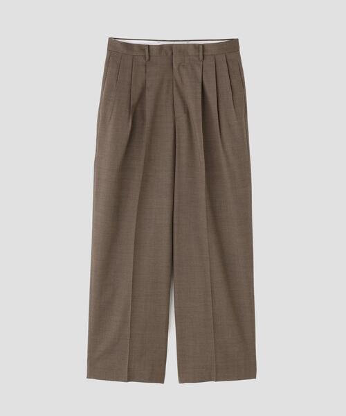 YLEVE(イレーヴ)の「YLEVE / SUPER120'S CHAMBRAY WOOL 3TACK TROUSERS(その他パンツ・メンズ・ブラウン/グレー/ベージュ/ブラック・4/3)」の20枚目の写真