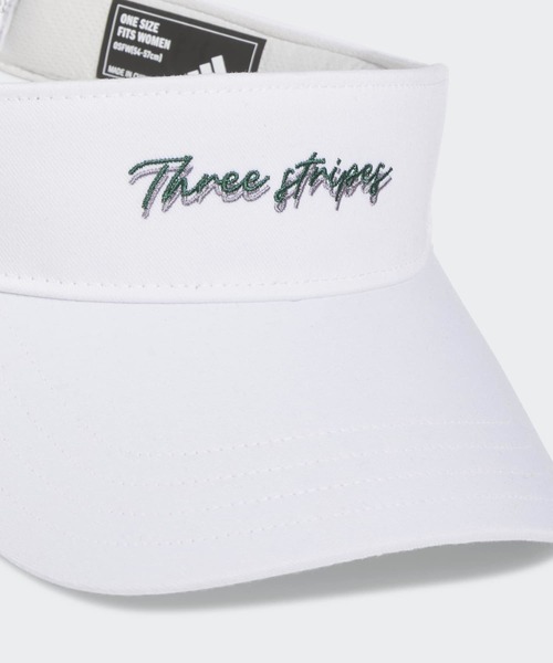 adidas(アディダス)の「リボンバイザー【adidas Golf/アディダスゴルフ】(サンバイザー・レディース・ブラック/ベージュ/ホワイト・MEDIUM/LARGE)」の5枚目の写真