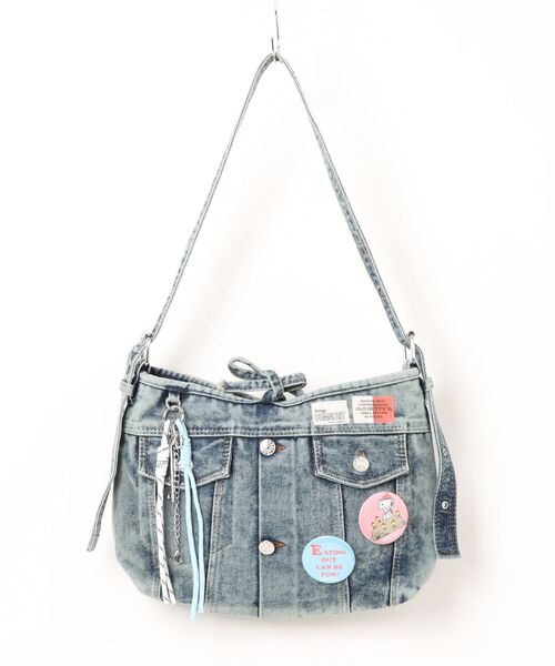 SNOOPY×OLD BETTY'S(スヌーピーカケルオールドベティーズ)の「スヌーピー【SNOOPY】Rope Accessory Shoulder Bag(ショルダーバッグ・レディース・ブルー・FREE)」の1枚目の写真