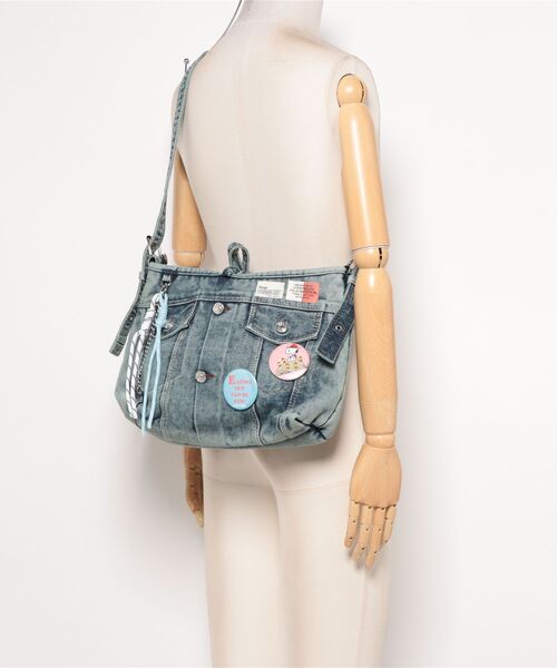 SNOOPY×OLD BETTY'S(スヌーピーカケルオールドベティーズ)の「スヌーピー【SNOOPY】Rope Accessory Shoulder Bag(ショルダーバッグ・レディース・ブルー・FREE)」の5枚目の写真
