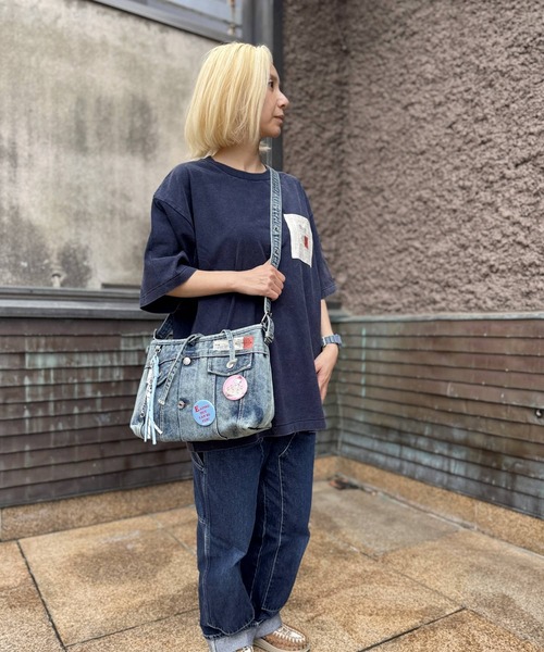 SNOOPY×OLD BETTY'S(スヌーピーカケルオールドベティーズ)の「スヌーピー【SNOOPY】Rope Accessory Shoulder Bag(ショルダーバッグ・レディース・ブルー・FREE)」の6枚目の写真