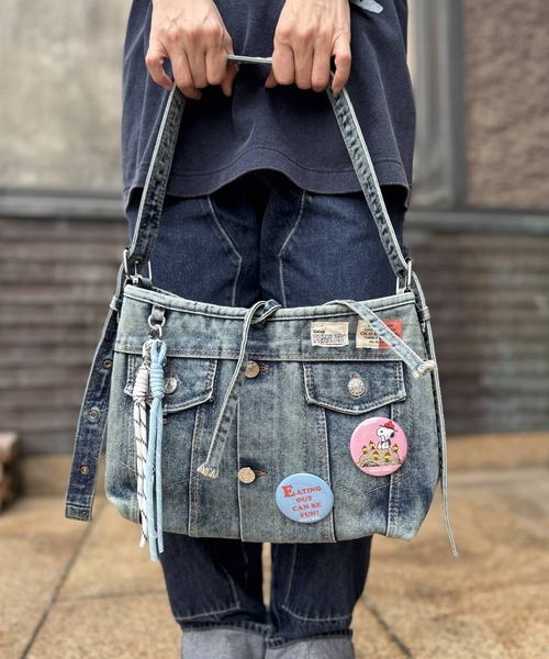SNOOPY×OLD BETTY'S(スヌーピーカケルオールドベティーズ)の「スヌーピー【SNOOPY】Rope Accessory Shoulder Bag(ショルダーバッグ・レディース・ブルー・FREE)」の9枚目の写真