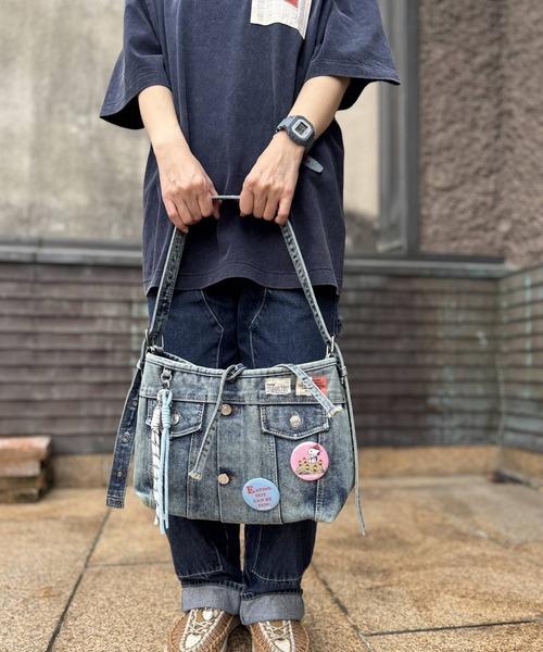 SNOOPY×OLD BETTY'S(スヌーピーカケルオールドベティーズ)の「スヌーピー【SNOOPY】Rope Accessory Shoulder Bag(ショルダーバッグ・レディース・ブルー・FREE)」の10枚目の写真