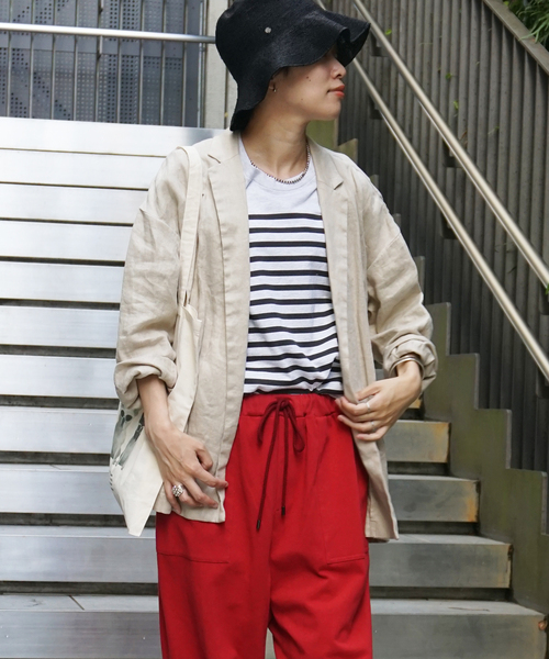 JOURNAL STANDARD LUXE(ジャーナルスタンダード ラックス)の「《追加3》Kalina's T(Tシャツ/カットソー・レディース・ライトグレー/ホワイト/バーガンディー・FREE)」の6枚目の写真